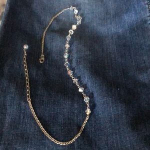 Crystal choker necklace